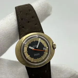 Omega Genève Tool 102 31mm Yellow gold Gray