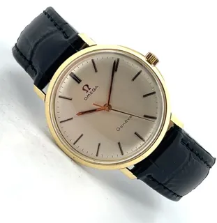 Omega Genève 14K - 585 34.5mm Yellow gold Silver