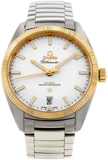 Omega Globemaster 130.23.39.21.02.001 39mm Yellow gold Silver