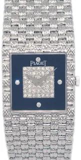 Piaget 9131D23 23mm 18KWG$Diamond Silver