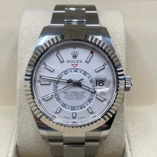 Rolex Sky-Dweller 326934 42mm Stainless steel White