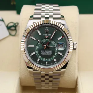 Rolex Sky-Dweller 336934 42mm Stainless steel Green