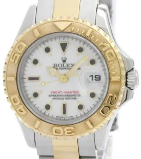 Rolex Yacht-Master 69623 29mm Yellow gold and Stainless steel White