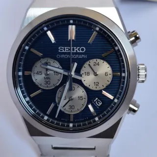 Seiko Chronograph SSB453P1 ( ) 40mm Stainless steel Blue