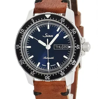 Sinn 104 104.ST. 41mm Stainless steel Blue