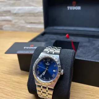 Tudor Royal 28500-0005 38mm Stainless steel Blue