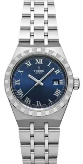 Tudor Royal M28300-0006 28mm Stainless steel Blue