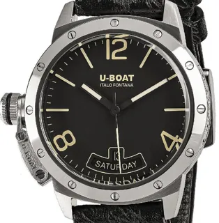 U-Boat Classico 8890 40mm Stainless steel Black