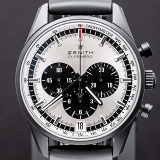 Zenith El Primero Chronomaster 24.2041.400/01.R576 42mm Aluminium Silver