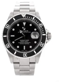 Rolex Submariner 16610 Stainless steel Black