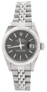 Rolex Lady-Datejust 79174 White gold and Stainless steel Black