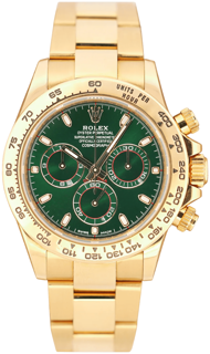 Rolex Daytona 116508-0013 40mm Yellow gold Green