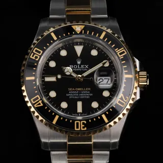 Rolex Sea-Dweller 126603-0001 Yellow gold and Oystersteel Black