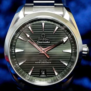 Omega Aqua Terra 220.10.41.21.10.001 Stainless steel Green