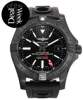 Breitling Avenger II GMT M32390 Stainless steel and Black PVD Black Baton