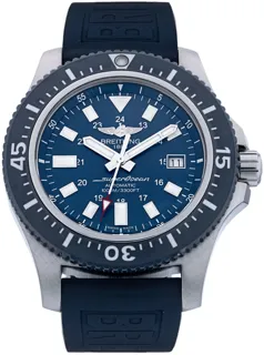 Breitling superoc Y17393 44mm Stainless steel blue