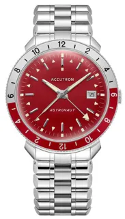 Bulova Accutron 26B206 41mm Stainless steel Red