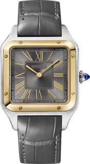 Cartier Santos Dumont W2SA0028 Yellow gold and Stainless steel Gray