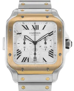 Cartier Santos W2SA0008 Stainless steel Silver