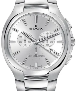 Edox Les Bémonts 10239-3-AIN 42mm Stainless steel Silver