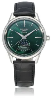 Longines Flagship Heritage L4.815.4.02.2 () 38.5mm Stainless steel Green