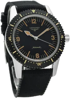 Longines Heritage L2.822.4.56.9 42mm Stainless steel Black