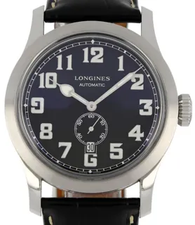 Longines Heritage L28114530 44mm Stainless steel Black