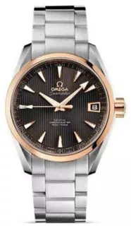 Omega Aqua Terra 231.20.39.21.06.003 Stainless steel and Red gold Gray