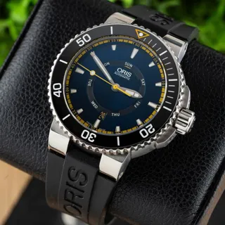 Oris Aquis 01 735 7673 4185 46mm Stainless steel Blue