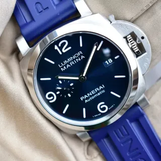 Panerai Luminor 1950 PAM01313 44mm Stainless steel Blue