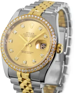 Rolex Datejust 116243 Stainless steel and 18k yellow gold Champagne