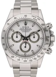 Rolex Daytona 116520 40mm Oystersteel White