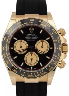 Rolex Daytona 126518LN-0004 40mm Ceramic and Yellow gold Black