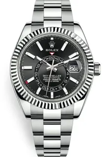 Rolex Sky-Dweller 326934 42mm Stainless steel Black