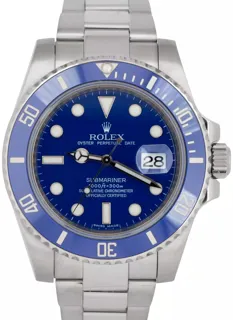 Rolex Submariner 116619LB-0001 White gold Blue