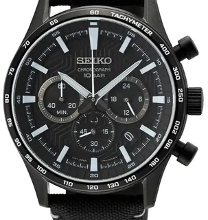 Seiko Chronograph SSB417P1 43mm Stainless steel Black