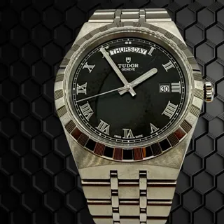 Tudor Royal Date M28600-0003 41mm Stainless steel Black