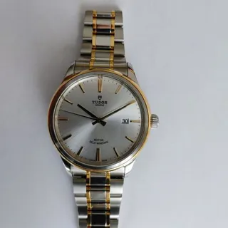 Tudor Style 12703 41mm Yellow gold and Stainless steel Silver