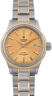 Tudor Style M12103-0001 28mm Yellow Gold$Steel Golden