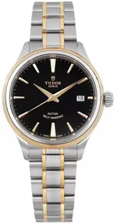 Tudor Style M12503-0003 38mm Yellow Gold$Steel Black