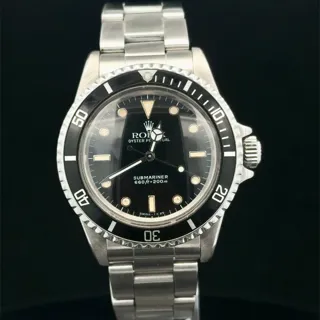 Rolex Submariner 5513 40mm Stainless steel Black