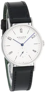 NOMOS 101 35mm Stainless steel White