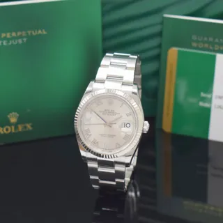 Rolex Datejust 126234 36mm Stainless steel Silver