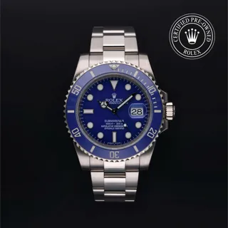 Rolex Submariner 116619LB-0001 White gold Blue