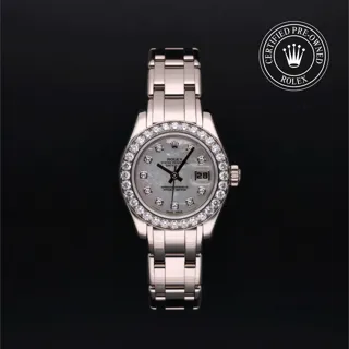 Rolex Pearlmaster 80299 18k white gold White