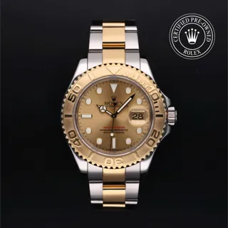 Rolex Yacht-Master 40 16623 Yellow gold Champagne