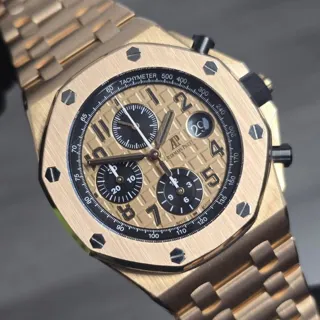 Audemars Piguet Royal Oak Offshore 26470OR.OO.1000OR.01 42mm Rose gold Golden