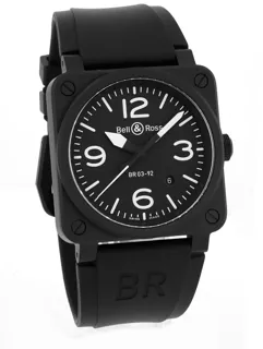 Bell & Ross BR039 BR0392-BL-CE Ceramic Black