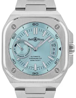 Bell & Ross Instruments BRX5R-IB-ST/SST 41mm Stainless steel Blue