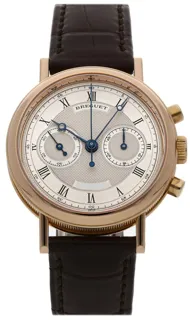 Breguet Classique Chronograph 3237BR/12/9v6 36mm Rose gold Silver